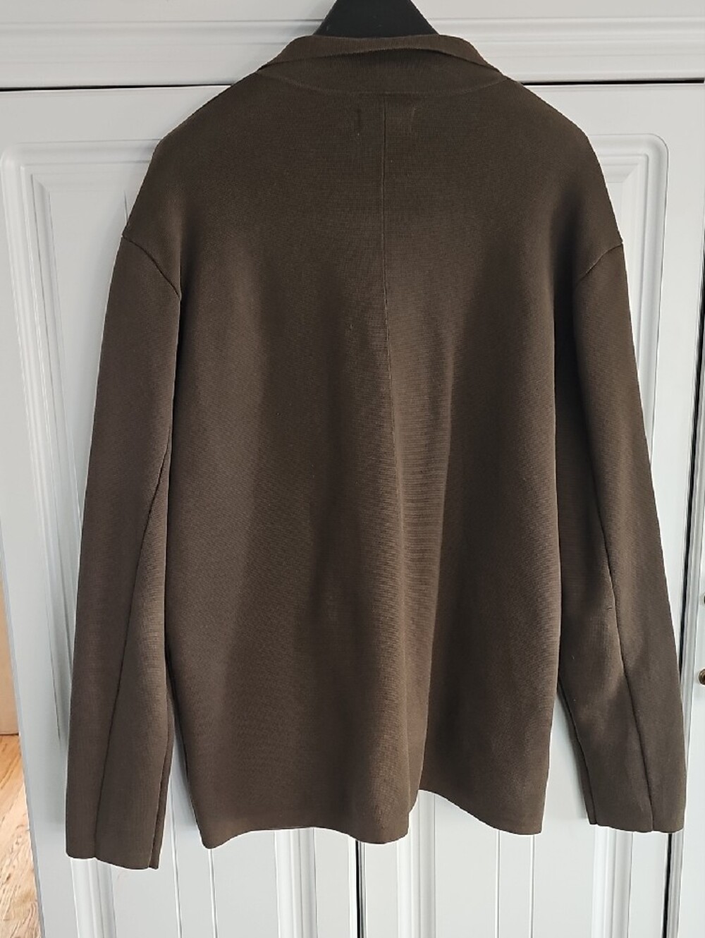 Taylor Stitch Olive Brown Knit Blazer Jacket - Picture 3 of 3